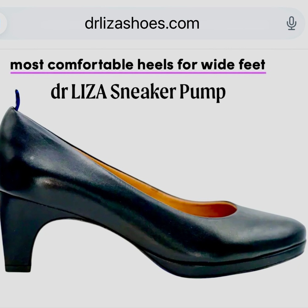 COSMO MAG # 1 TOP PICK
dr LIZA Black Pump Heels
NEWinBox never worn
Size 7W